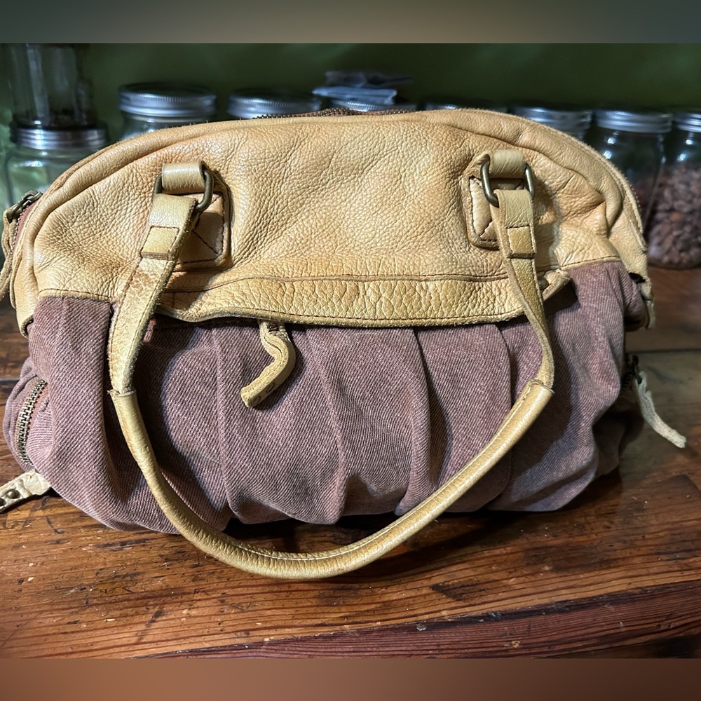 Anthropologie Schuler & Sons Philadelphia leather bag